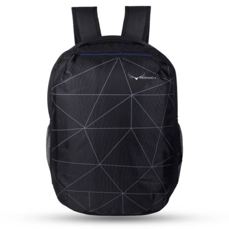 FERNWEH 17 Inch Backpack with 15.5 Inch Laptop Compartment, 1Compartments, Black