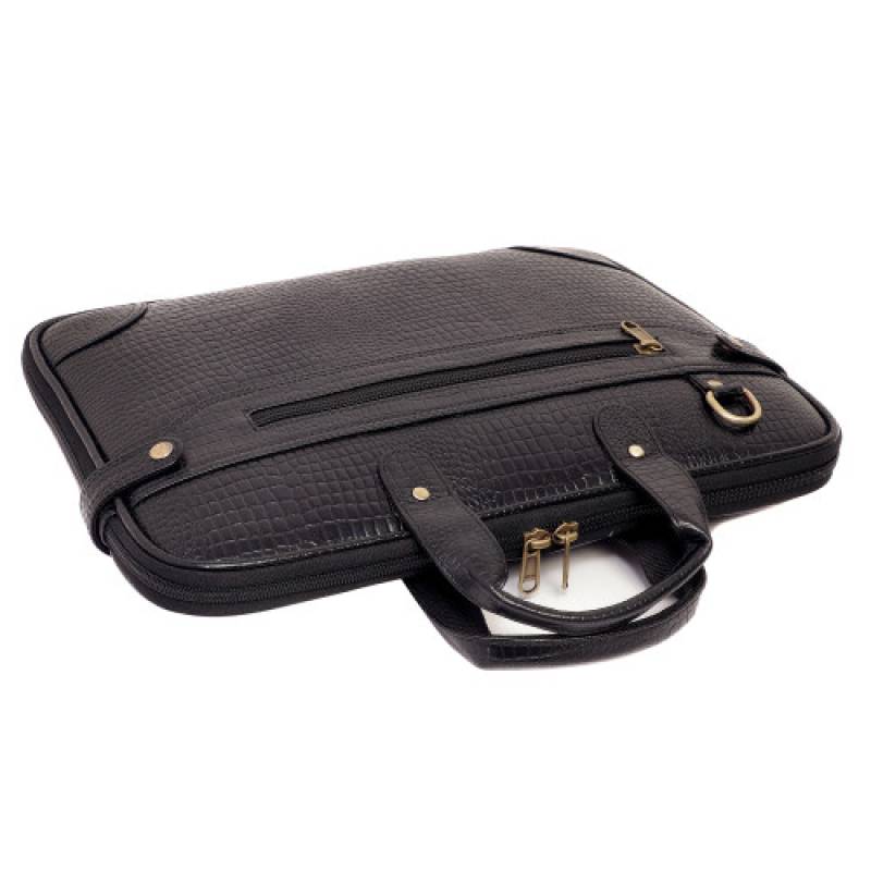 FERNWEH Best Laptop Messenger Bag Satchel for Men and Women Crossbody 15.6 Inches Laptop Bag Men's Black Genuine Leather Briefcase