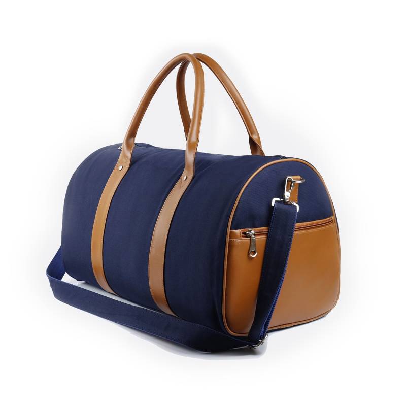 The "Fernweh" Canvas & Vegan Leather Duffel Bag