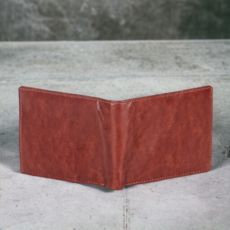 Mens' bifold wallet with 5 card slots & a coin pocket Ten colour Rexine