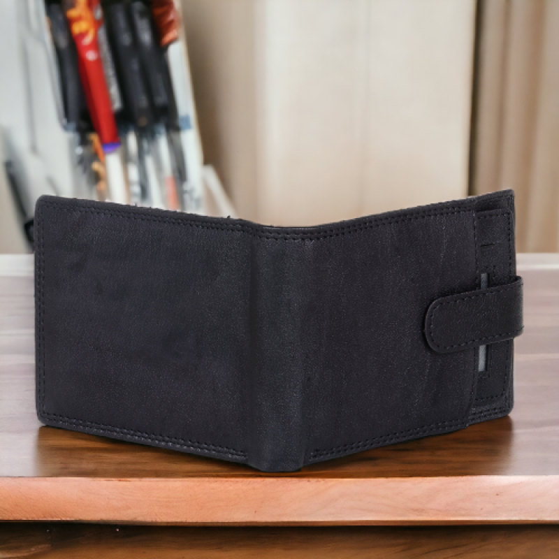 Black Leather Wallet