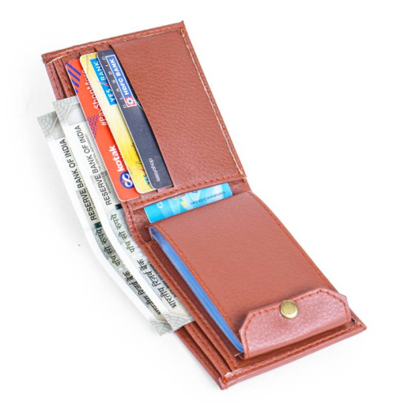 Ten Wallet Rexine Mens' bifold wallet with 10 card slots