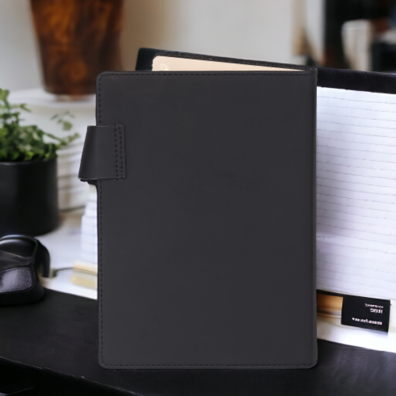 Black colour note book costomice design
