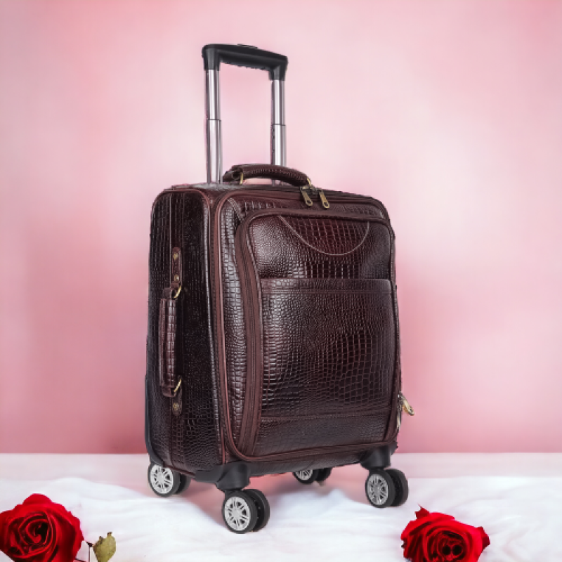 "Cabin Trolley Bag (4 Wheeler), with Laptop Compartment Compatible with 15.6"