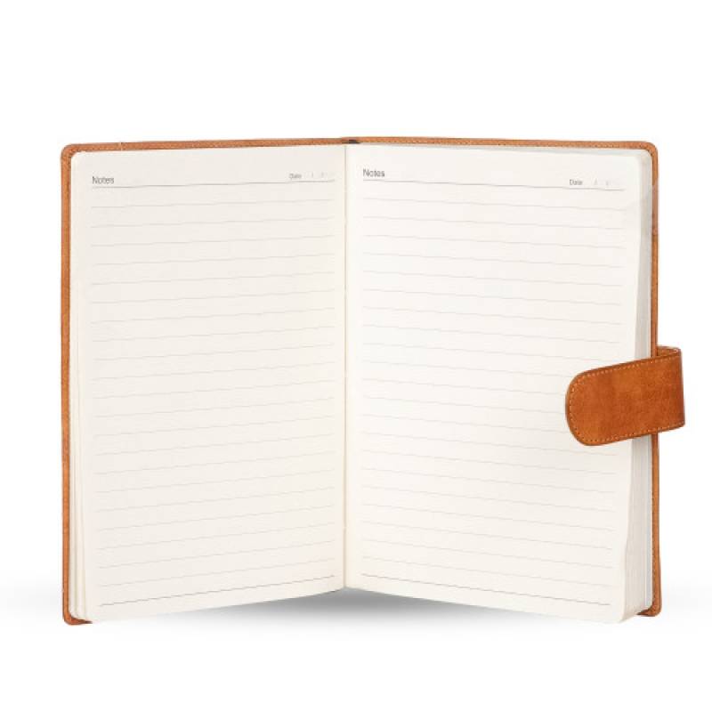Fernweh Vegan Leather Journal – Eco-Friendly, 160 Pages, Tan Colors