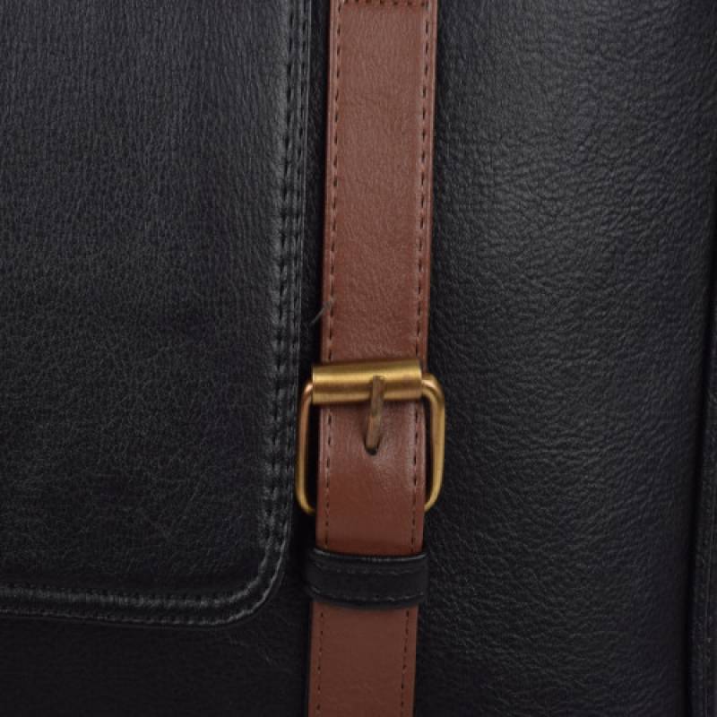 15.5-Inch Raxin Laptop Messenger Bag with 3 Compartments & Trolley Strap