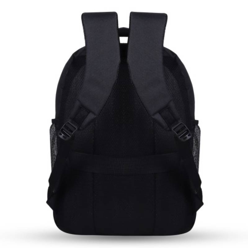FERNWEH Black Backpack, 3 Compartments, 13-17 inch Laptop Compartment, 18 x 12 inch