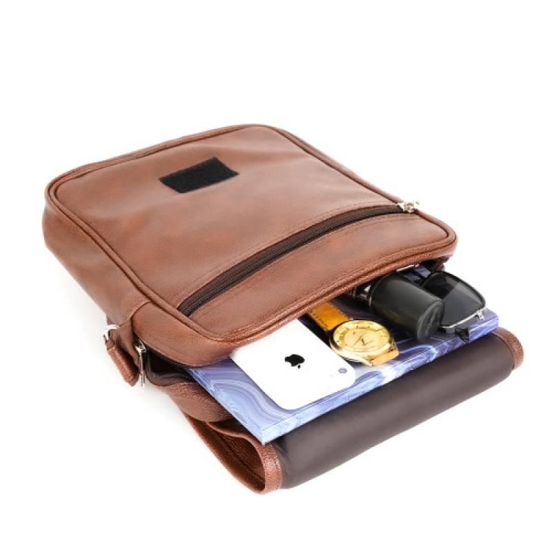 Stylish Genuine Rexine Sling Cross Body Travel Office Sling Bag,One Side Shoulder Bag for Men Women